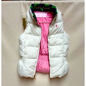 Ralph Lauren Girls Puffer Reversible Vest